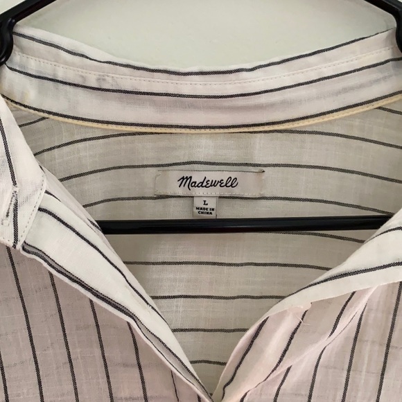 Madewell Stripes and Flowers Button Up - Picture 4 of 9